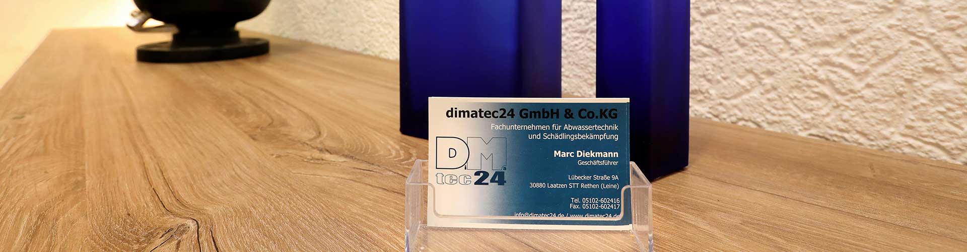 Datenschutzerklärung der Firma dimatec24 Abwassertechnik GmbH & Co KG aus Laatzen bei Hannover